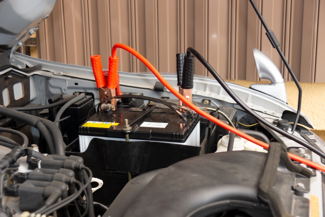 軽度な車両トラブルへの現場対応風景